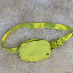 Lululemon Lime Green Belt Bag